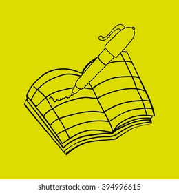 school supplies design 