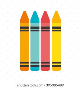 school supplies design 