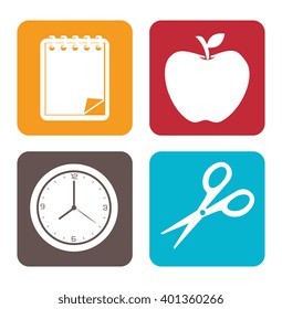school supplies  design 