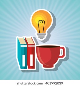 school supplies design 