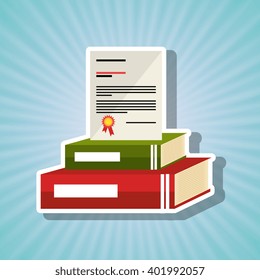 school supplies design 