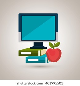school supplies design 