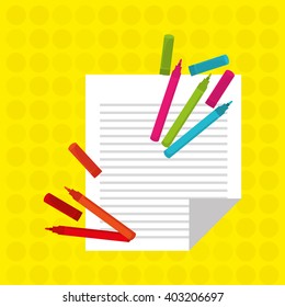 School Supplies design 