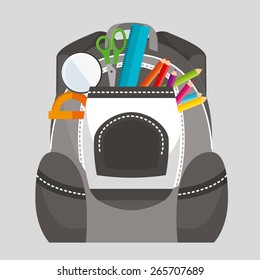 school supplies design, vector illustration eps10 graphic 