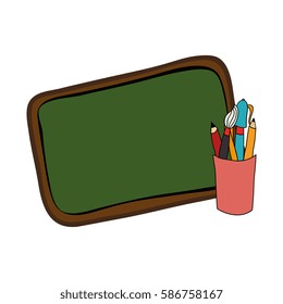 school supplies drawing icon
