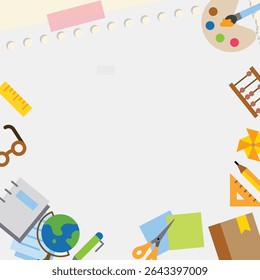 School Supplies and Educational Elements for Learning