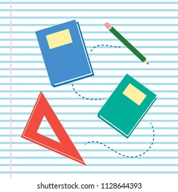 School Supplies Element Vector