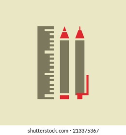 School Supplies Icon