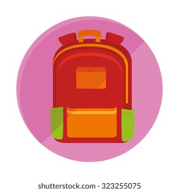 school supplies icon design, vector illustration eps10 graphic 