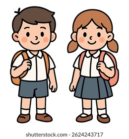 School Supplies Icon Pack – Flat Vector Education Tools