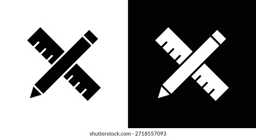 School supplies icon vector illustration - high quality black style vector icons
