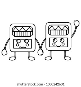 school supplies kawaii icon image 