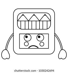 school supplies kawaii icon image 