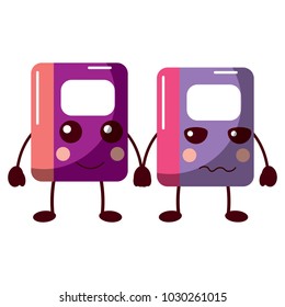 school supplies kawaii icon image 