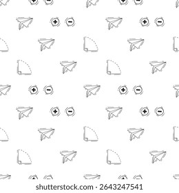 school supplies pattern, education seamless pattern, doodle school seamless pattern, hand drawn education pattern background, doodle school background	