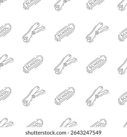 school supplies pattern, education seamless pattern, doodle school seamless pattern, hand drawn education pattern background, doodle school background	