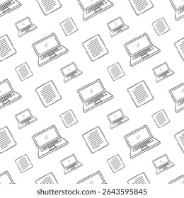 school supplies pattern, education seamless pattern, doodle school seamless pattern, hand drawn education pattern background, doodle school background