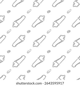 school supplies pattern, education seamless pattern, doodle school seamless pattern, hand drawn education pattern background, doodle school background