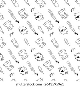 school supplies pattern, education seamless pattern, doodle school seamless pattern, hand drawn education pattern background, doodle school background