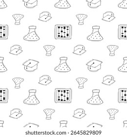 school supplies pattern, education seamless pattern, doodle school seamless pattern, hand drawn education pattern background, doodle school background