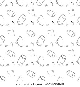 school supplies pattern, education seamless pattern, doodle school seamless pattern, hand drawn education pattern background, doodle school background
