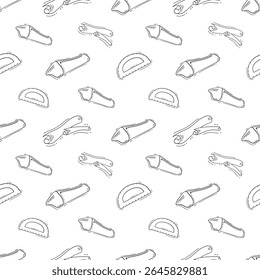 school supplies pattern, education seamless pattern, doodle school seamless pattern, hand drawn education pattern background, doodle school background