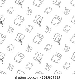 school supplies pattern, education seamless pattern, doodle school seamless pattern, hand drawn education pattern background, doodle school background