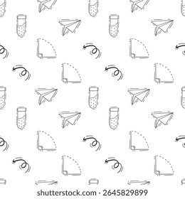 school supplies pattern, education seamless pattern, doodle school seamless pattern, hand drawn education pattern background, doodle school background