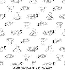 school supplies pattern, education seamless pattern, doodle school seamless pattern, hand drawn education pattern background, doodle school background