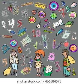 school supplies. And pupils