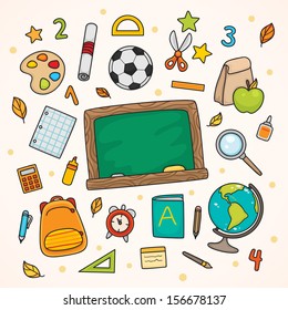 School supplies, set