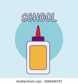 School supplies and utensils vector illustration graphic design