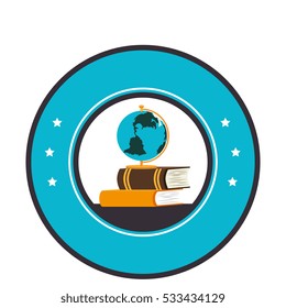 school supply seal icon