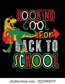 School t shirt design or print template.100% vector and easy to editable file.