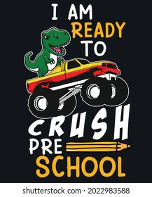 School t shirt design or print template.100% vector and easy to editable file.
