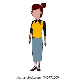 School teacher cartoon
