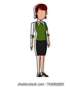 School teacher cartoon
