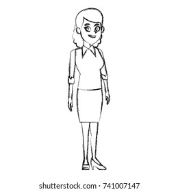 School teacher cartoon