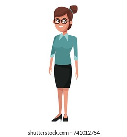 School teacher cartoon