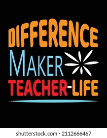 profesor de escuela .. la enseñanza es un trabajo de diseño de camisetas de corazón .