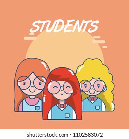 School teachers and students
