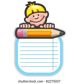 School template, frame