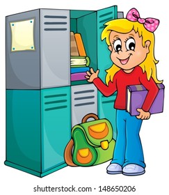 School thematic image 1 - eps10 vector illustration.
