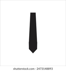 school tie vector icon line template
