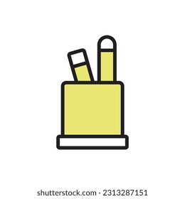 School Time Icon Vector Illustration