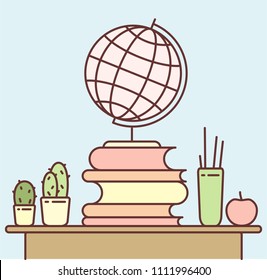 School time illustration.