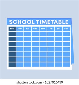 School Timetable 2020 - 
Plan your studies by making a program in the distance education process
