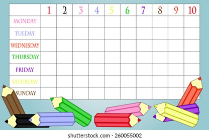 School timetable