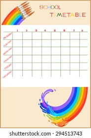 School timetable