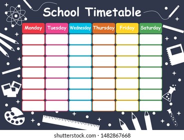School Timetable, School Board calendar